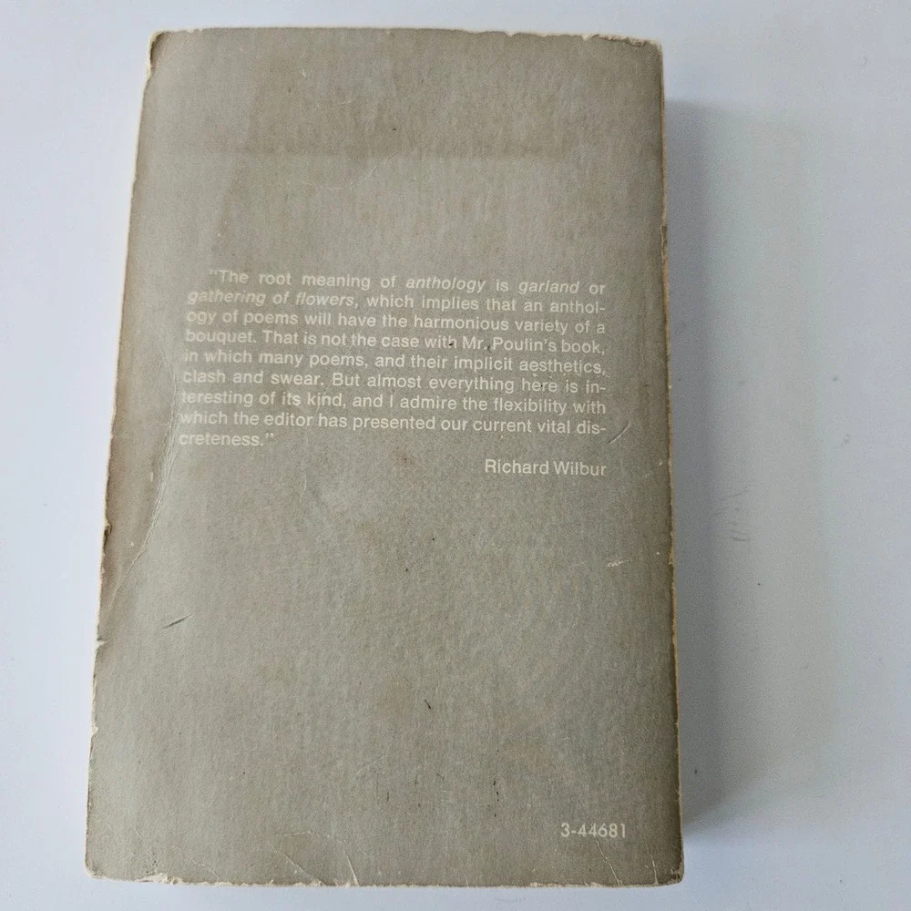 Vtg Contemporary American Poetry Second Edition Edited by A Poulin Jr Paperback
